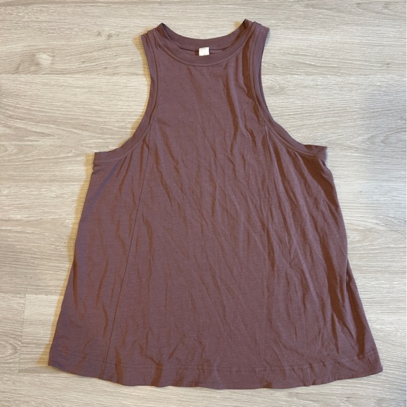 lululemon athletica Tops - Lululemon Women’s Purple Long Cotton Crewneck Tank - Small